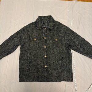 Othr Black Tweed Blazer